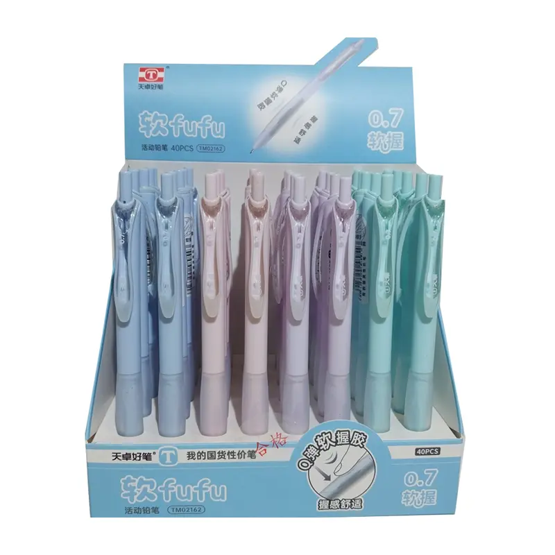 Bafix TM02162 Elastik Mekanik Versatil Kalem 0.7mm 40 Lı Stand