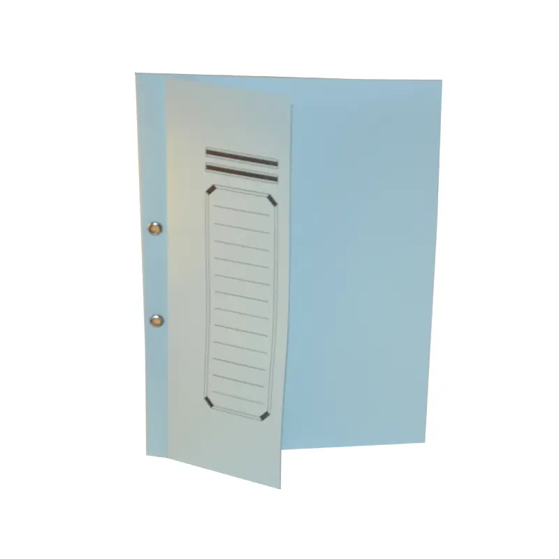 Bafix Yarım Kapak Karton Dosya Mavi 50 Li Paket
