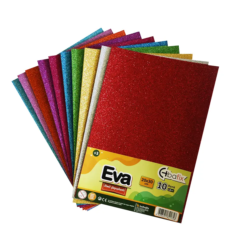Bafix Simli Yapışkanlı Eva 20x30cm 10 Renk