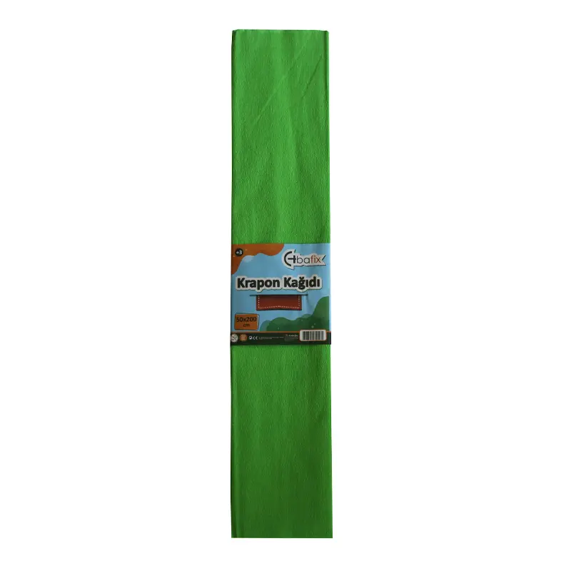 Bafix Krapon Kağıdı 50x200cm Açık Yeşil 10 Lu Paket