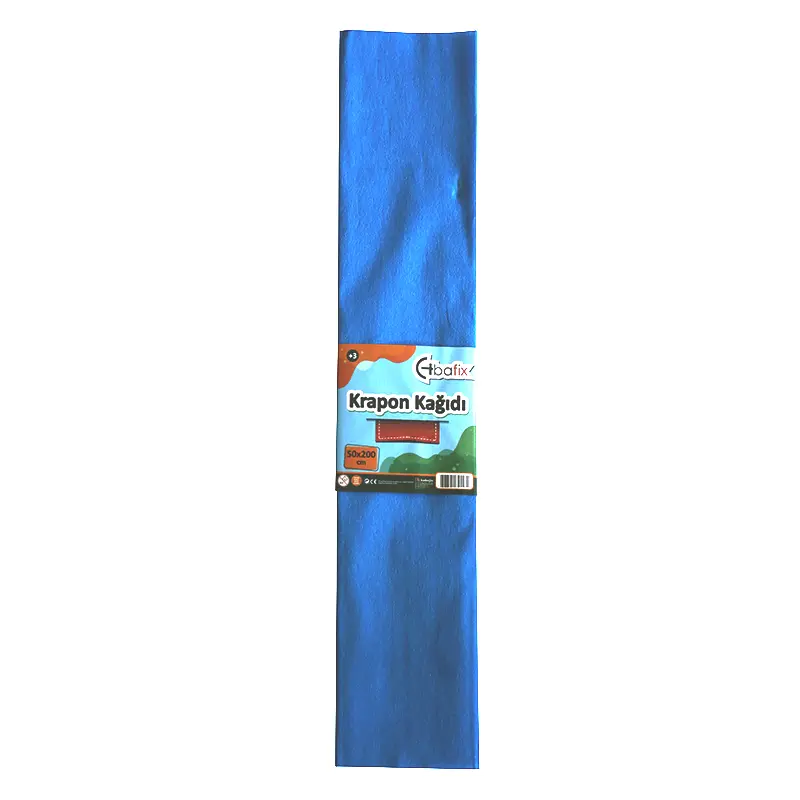 Bafix Krapon Kağıdı 50x200cm Açık Mavi 10 Lu Paket