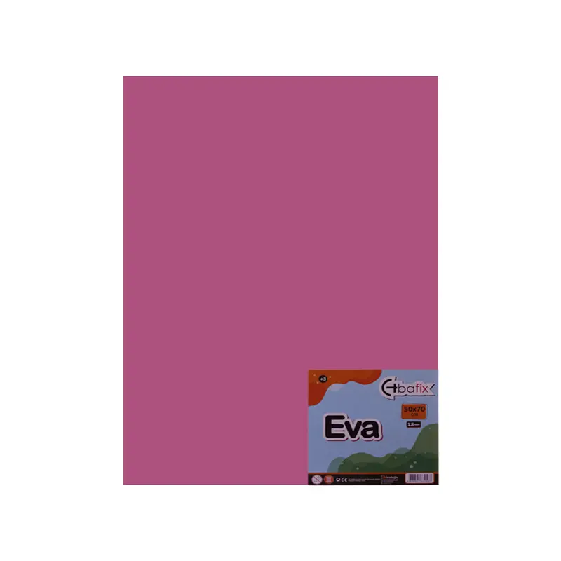 Bafix Düz Renk Eva Pembe 50x70cm 10 Lu Paket