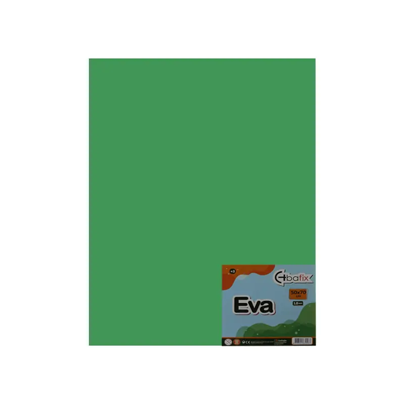 Bafix Düz Renk Eva 50x70cm Yeşil 10 Lu Paket
