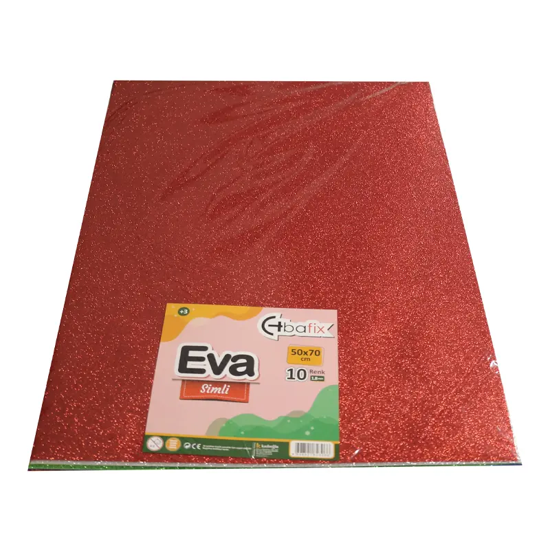 Bafix Simli Eva Kırmızı 50x70cm 10 Lu Paket