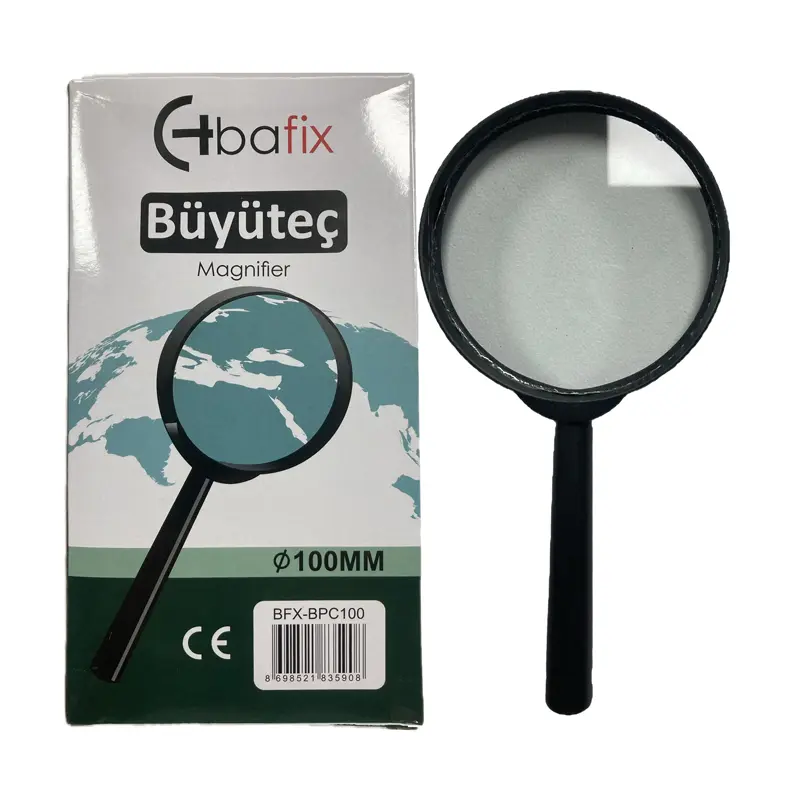 Bafix BPC100 Plastik Çerçeveli Büyüteç 100mm 10 Lu Paket