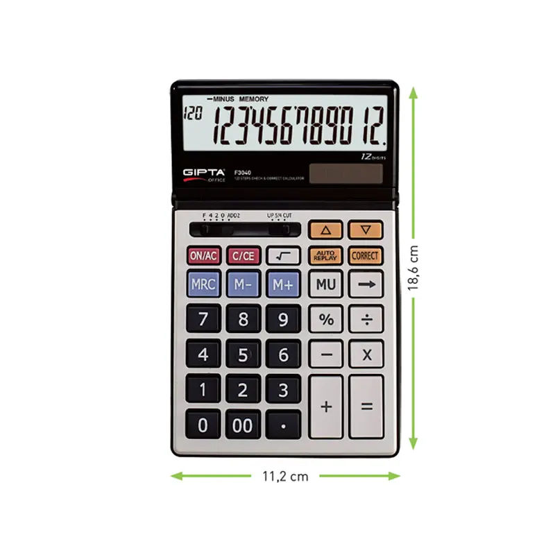 Gıpta F3040 Masaüstü Hesap Makinesi 12 Hane