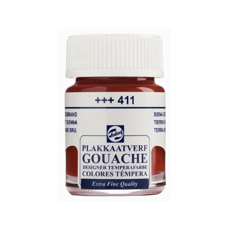 Talens 411 Guaj Boya Burnt Sienna 16 ML x 10 Lu Paket