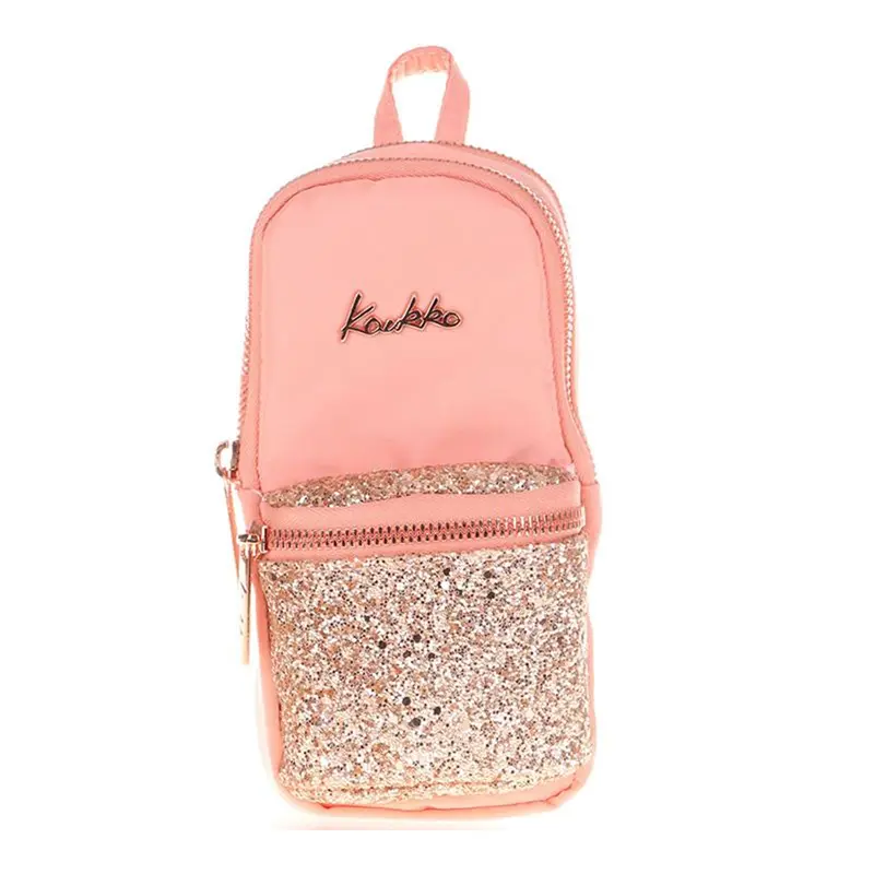 Kaukko K2467 Kalem Çantası Bright Junior Bag Taşlı Somon