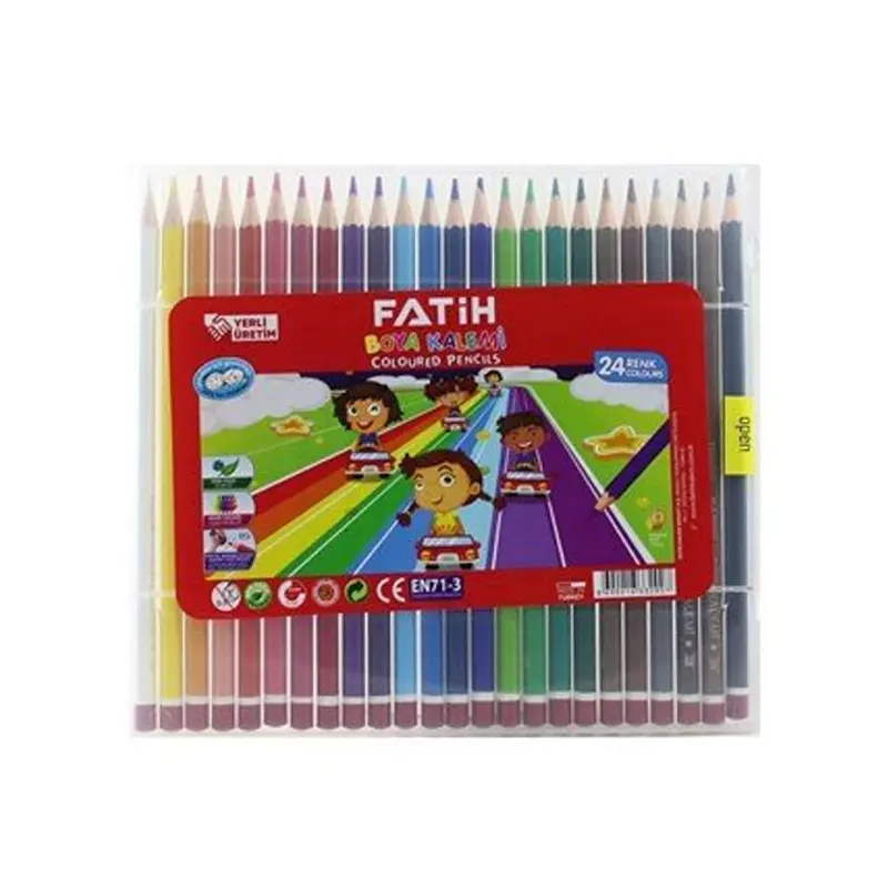 Fatih 33290 Çantalı Mercanlı Kuru Boya24 Renk