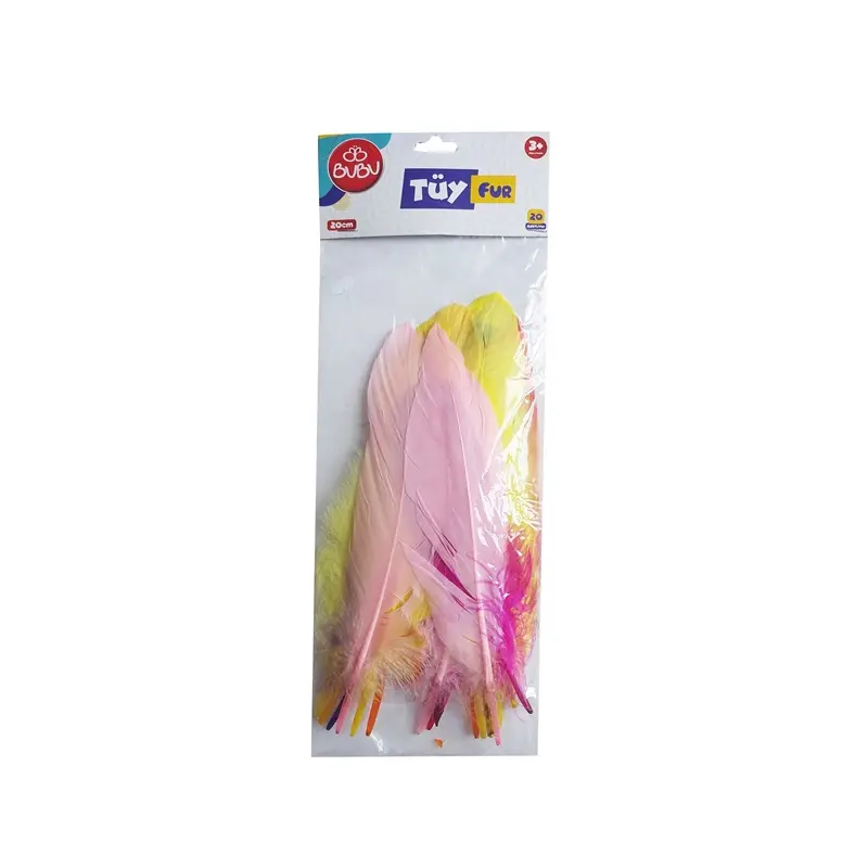 Bu-Bu HS0031 Büyük Tüy 20cm 20 Li Paket