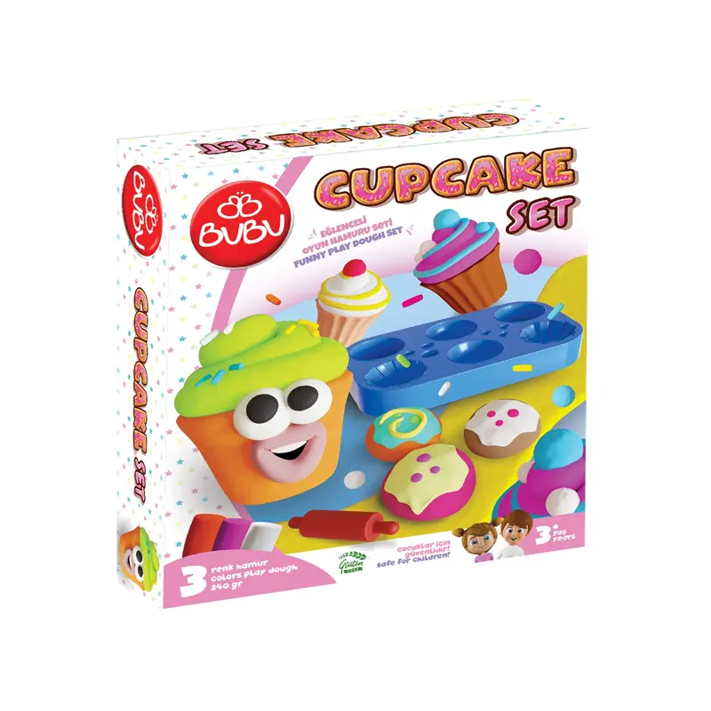 Bu-Bu OH0021 Oyun Hamuru Cupcake Seti