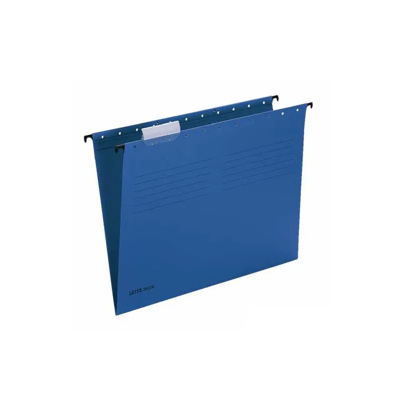 Leitz 6515 Askılı Dosya Telsiz Delta Karton A4 Mavi 25 Li Paket