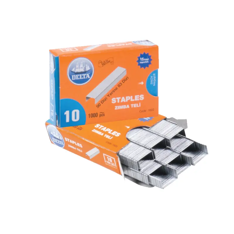 Delta 1622 Zımba Teli No:10 Beyaz 1000 Li x 10 Kutu