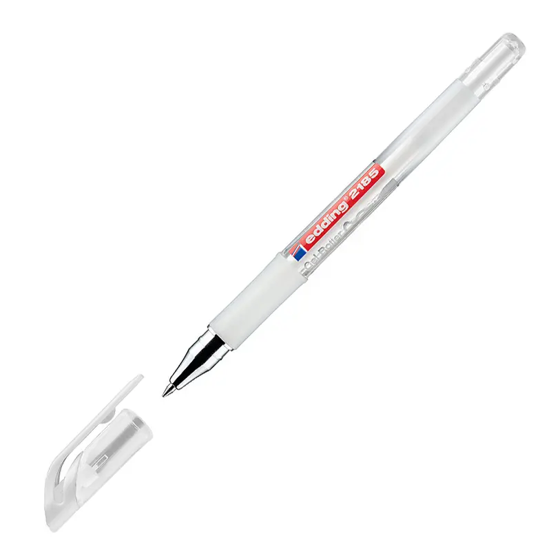Edding 2185 Crystal Jel Roller Kalem Beyaz 10 Lu Kutu