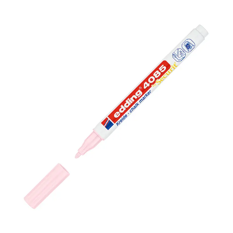 Edding 4085 Cam Kalemi Pastel Pembe 10 Lu Kutu