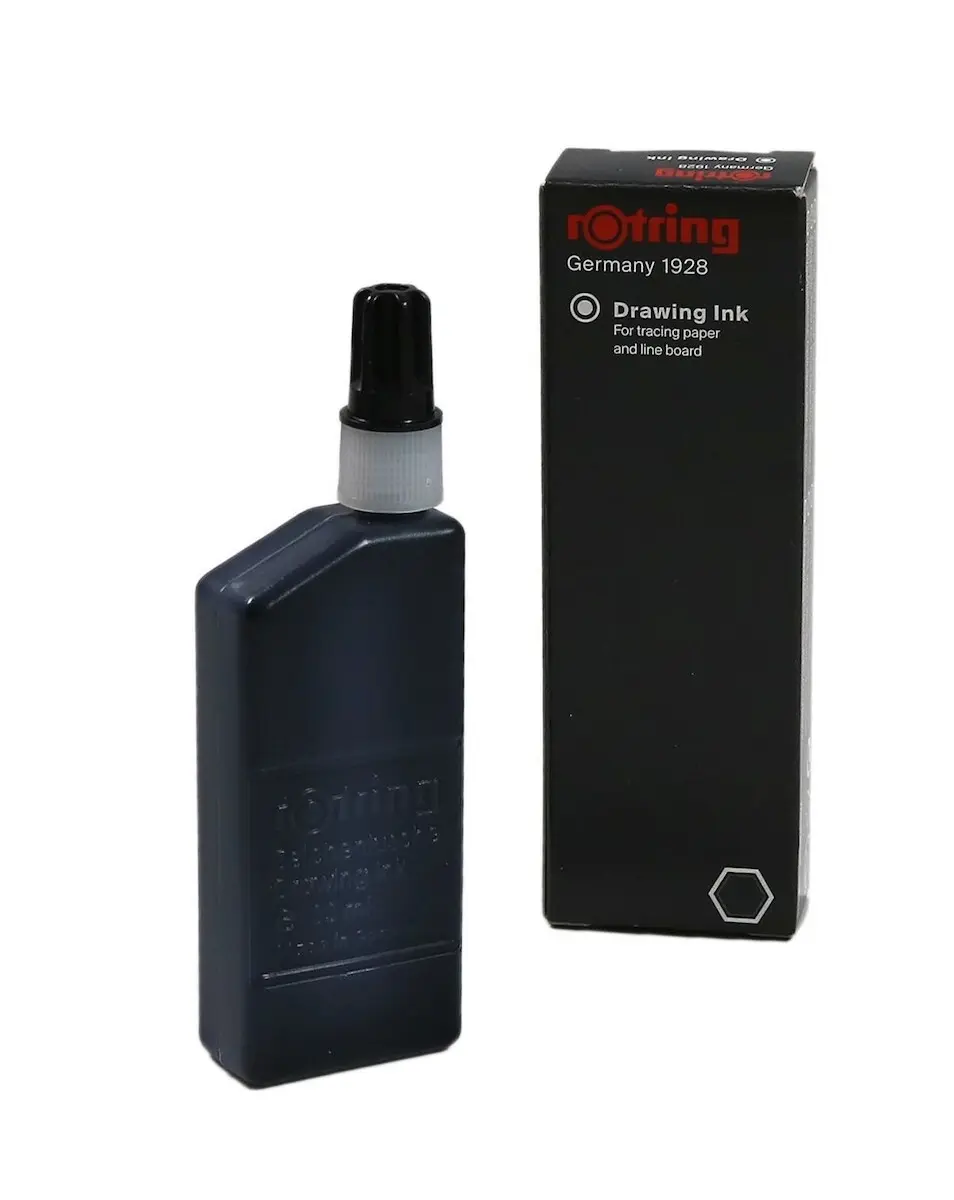 Rotring S0194660 Isograph Rapido Mürekkebi 23 ML Siyah