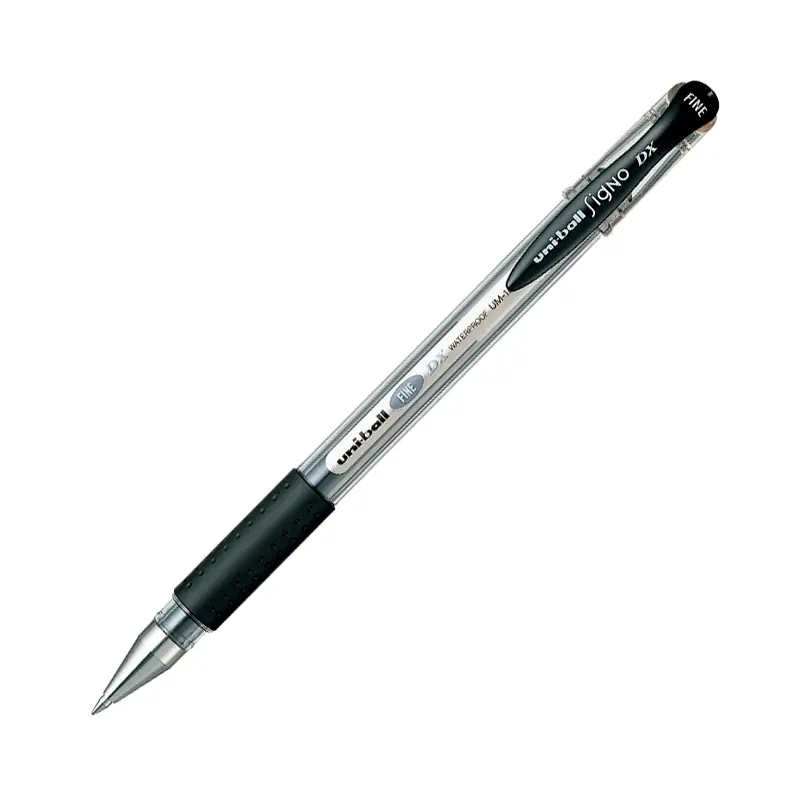 Uni-Ball UM-151 Signo Dx Fine Jel Bilye Uç Roller Kalem 0.7mm Siyah x 12 Li Kutu