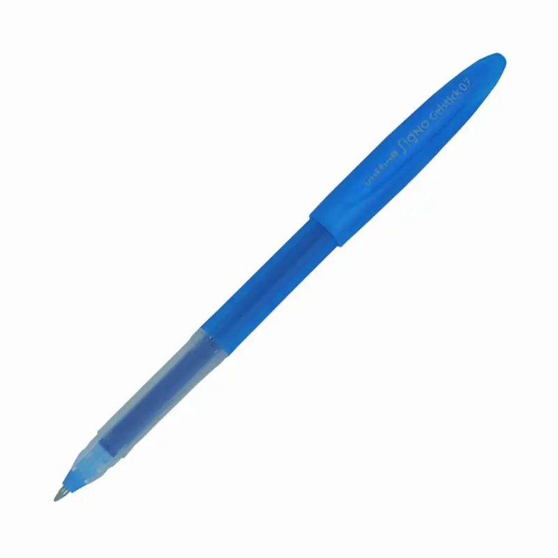 Uni-Ball UM-170 Signo Gelstick Jel Bilye Uç Roller Kalem 0.7mm Açık Mavi x 12 Li Kutu