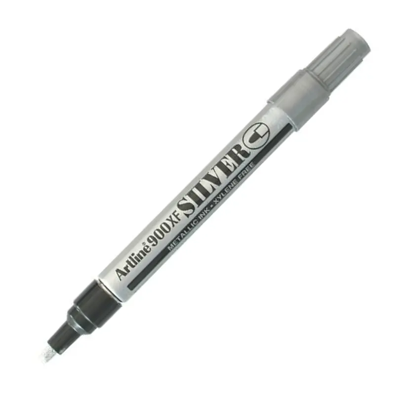 Artline EK-900XF Yuvarlak Uçlu Markör Yaldızlı Gümüş 2.3mm x 12 Li Kutu