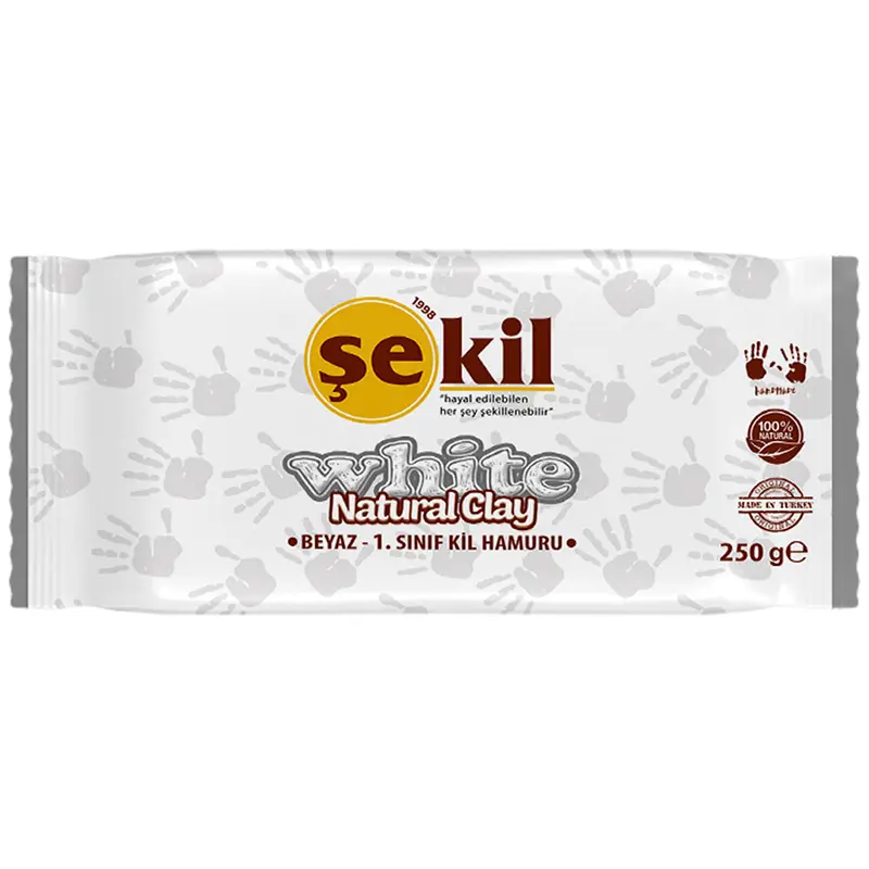 Şekil VK250BYZ Seramik Hamuru Beyaz 250 Gr.