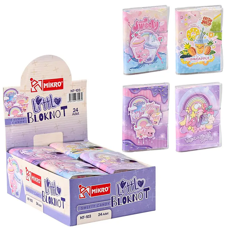 Mikro NT103 Sweet Love Not Defteri x 24 Lü Stand