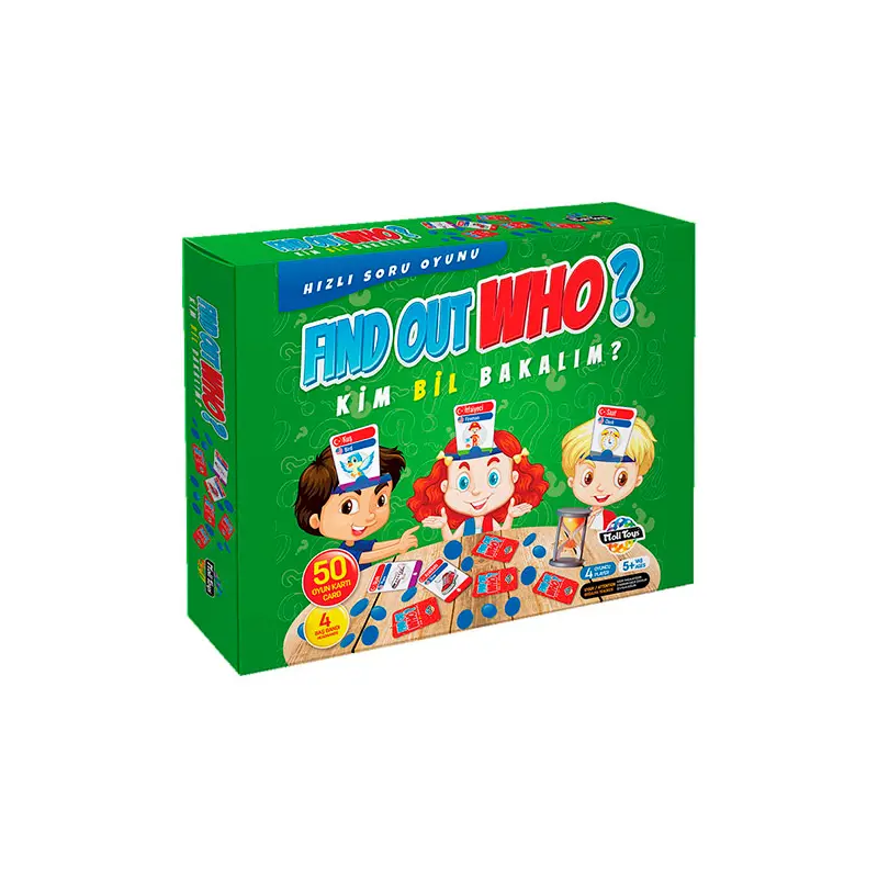 Moli Toys ML-1728 Find Out Who Kim Bil Bakalım Kutu Oyunu