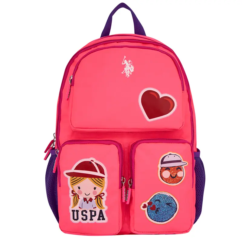 U.S Polo PLCAN25010 Sırt Çantası Pembe - Mor