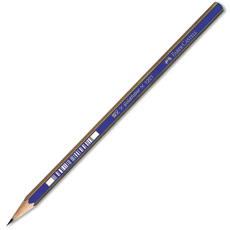 Faber-Castell 1221 Dereceli Kurşun Kalem 3B x 12 Li Kutu