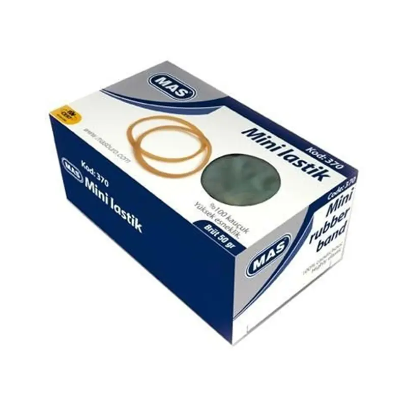 Mas 370 Ambalaj Lastik Kutu Mini %100 Kauçuk 50 Gr.
