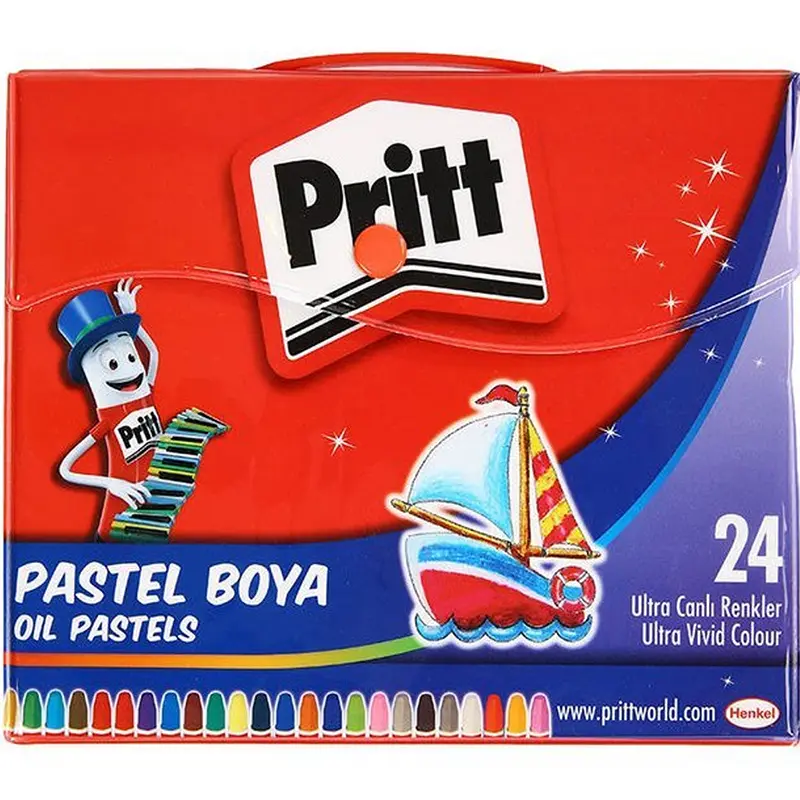 Pritt 1048064 Çantalı Pastel Boya 24 Renk