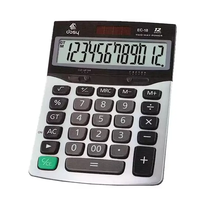 Dosy EC-18 Masaüstü Hesap Makinesi 12 Hane