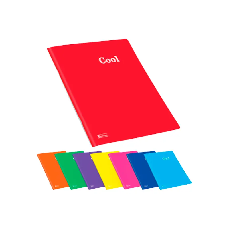 Keskin Color Plastik Kapak Dikişli Cool Defter Çizgisiz Düz A4 60 Yaprak x 12 Li Paket