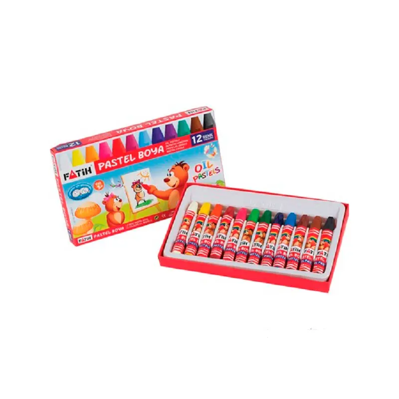 Fatih 34012 Karton Kutu Pastel Boya 12 Renk