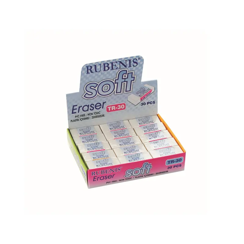 Rubenis TR-30 Soft Silgi Beyaz x 30 Lu Kutu