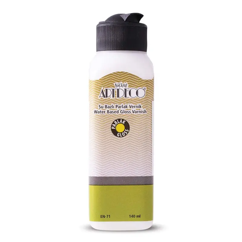 Artdeco Su Bazlı Parlak Vernik 140 ML x 12 Li Kutu