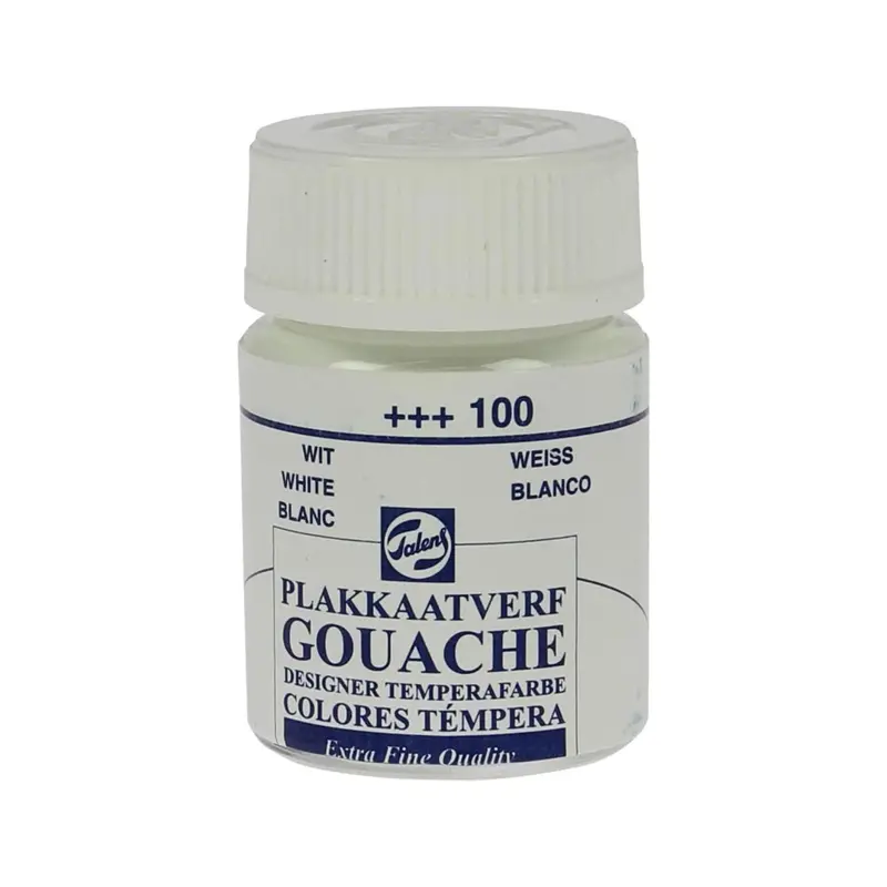 Talens 100 Guaj Boya White (Beyaz) 16 ML x 10 Lu Paket