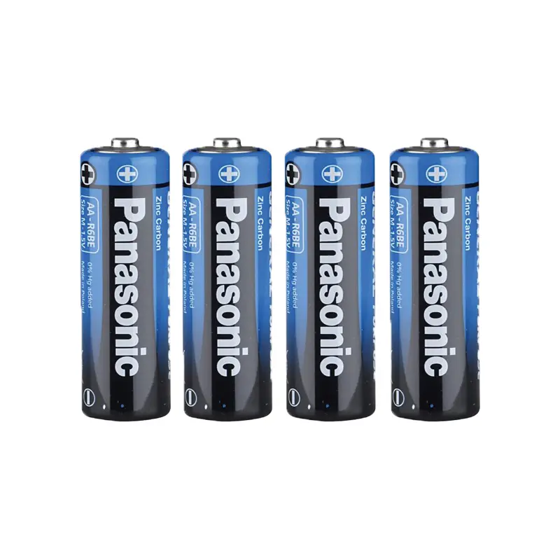 Panasonic R6BE/4S Çinko Karbon Kalem Pil (AA) x 60 Lı Kutu