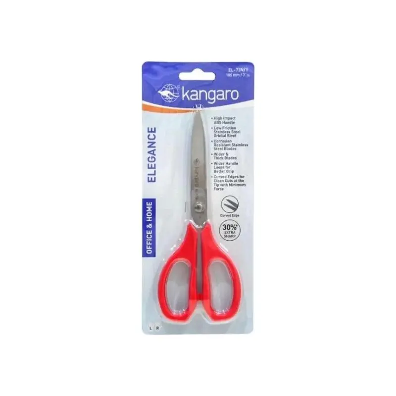 Kangaro El-73 Elegance Makas 185 mm Kırmızı