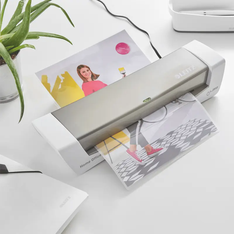 Leitz 7368 İlam Home Office Laminasyon Makinası A4 Gri