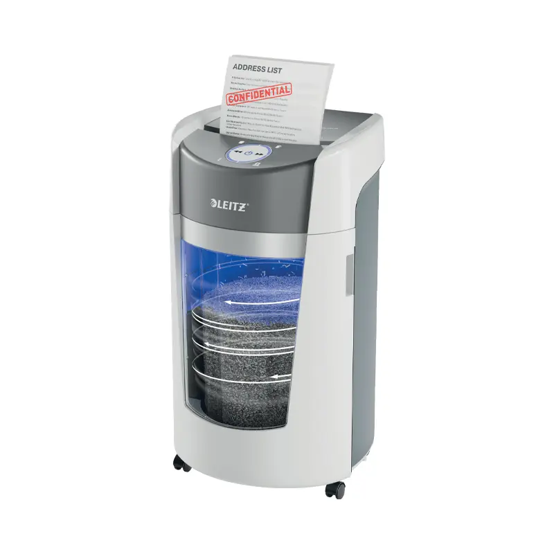 Leitz IQ OptiMax Office Mikro Kesim P5 Evrak İmha Makinesi