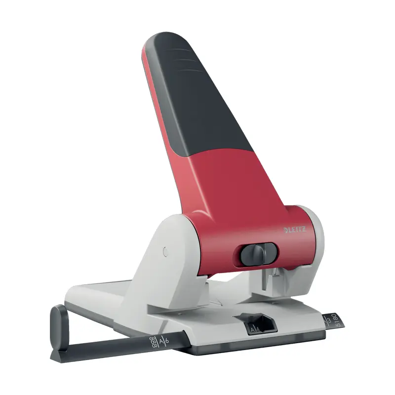 Leitz 5180 Kollu Perfaratör ( Delgeç ) Çelik 65 Sayfa Kırmızı