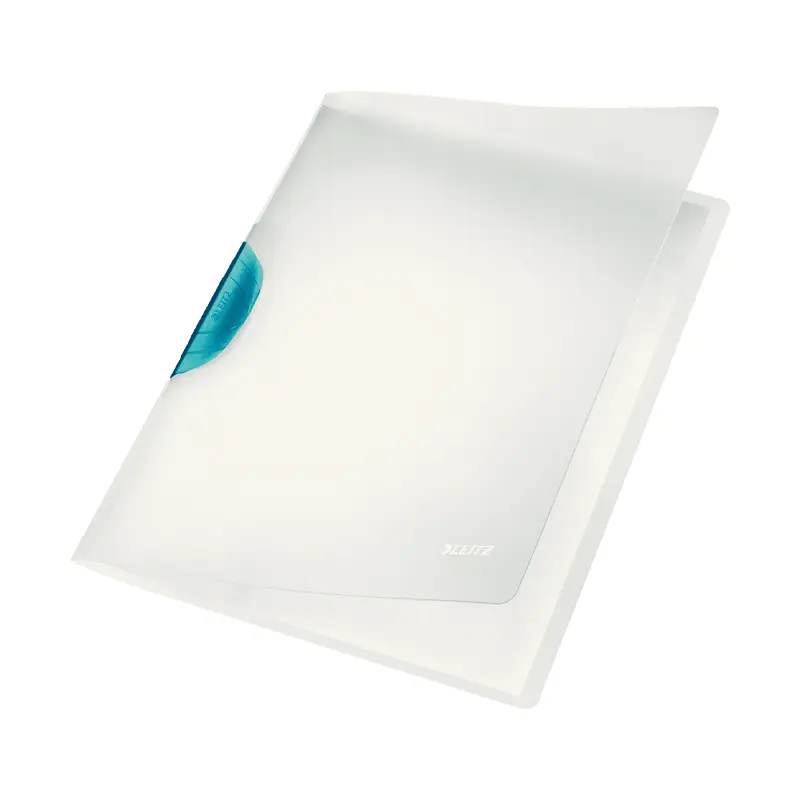 Leitz 4174-00-30 Sıkıştırmalı Dosya ColorClip Sırttan Klips 30 Sayfa Açık Mavi 6 Lı Paket