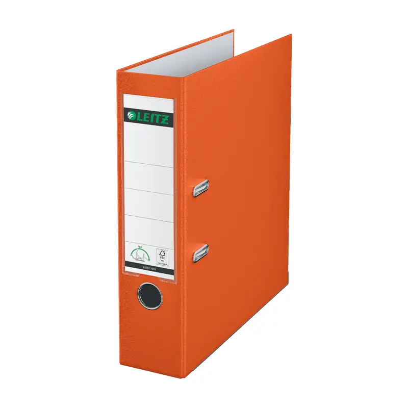 Leitz 1010T 180° Geniş Plastik Büro Klasör Turuncu 24 Lü Koli