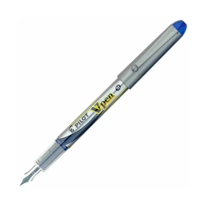 Pilot SVP-4M-L V-Pen Silver Dolma Kalem Mavi x 12 Li Kutu