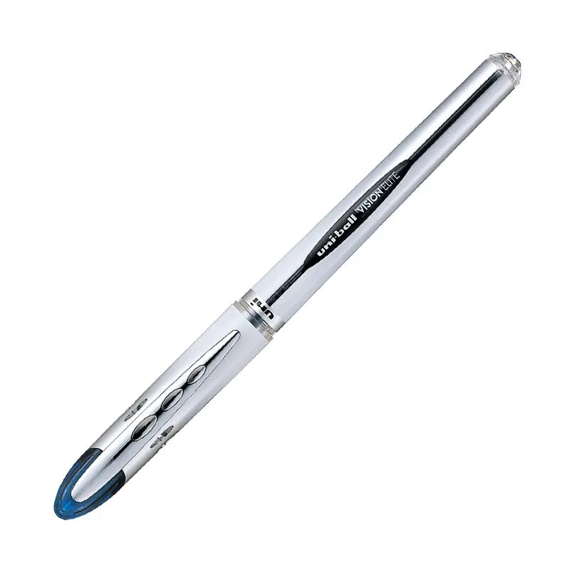 Uni-Ball UB-200 Vision Elite Bilye Uç Roller Kalem 0.8mm Mavi / Siyah 12 Li Kutu