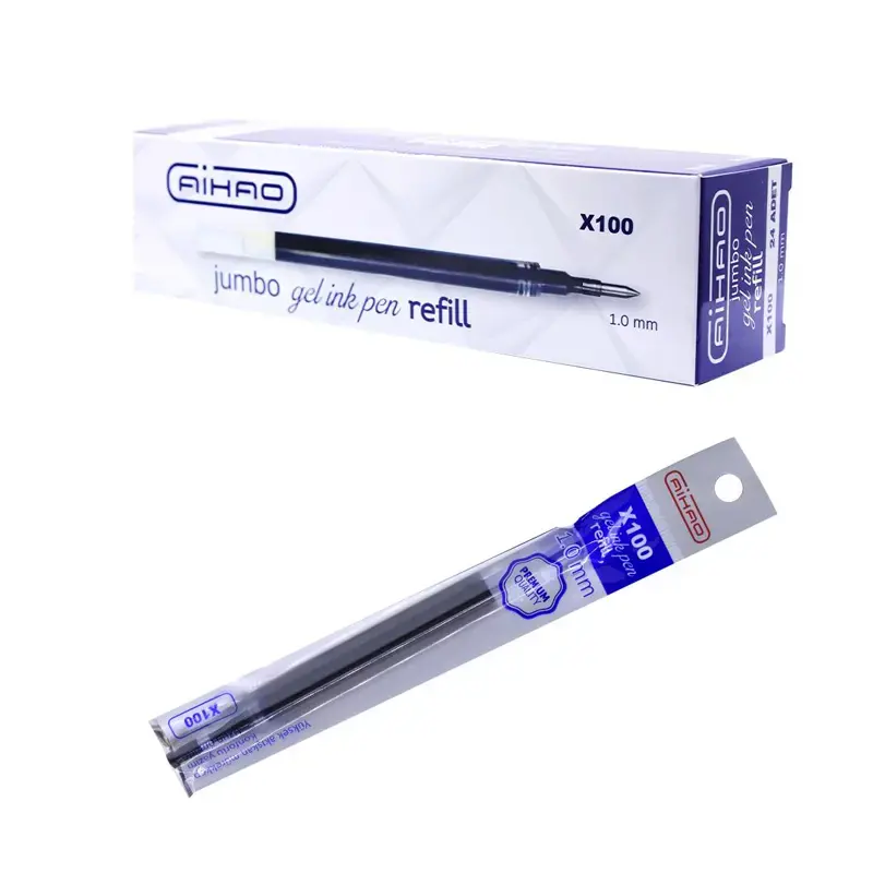 Aihao 8526 Jumbo İmza Kalem Refili Mavi 24 Lü Kutu