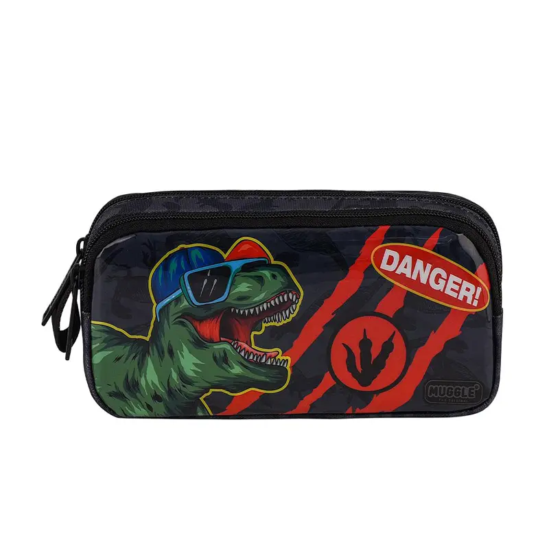 Muggle Mu-9284 Danger Dino Siyah Kalem Çantası