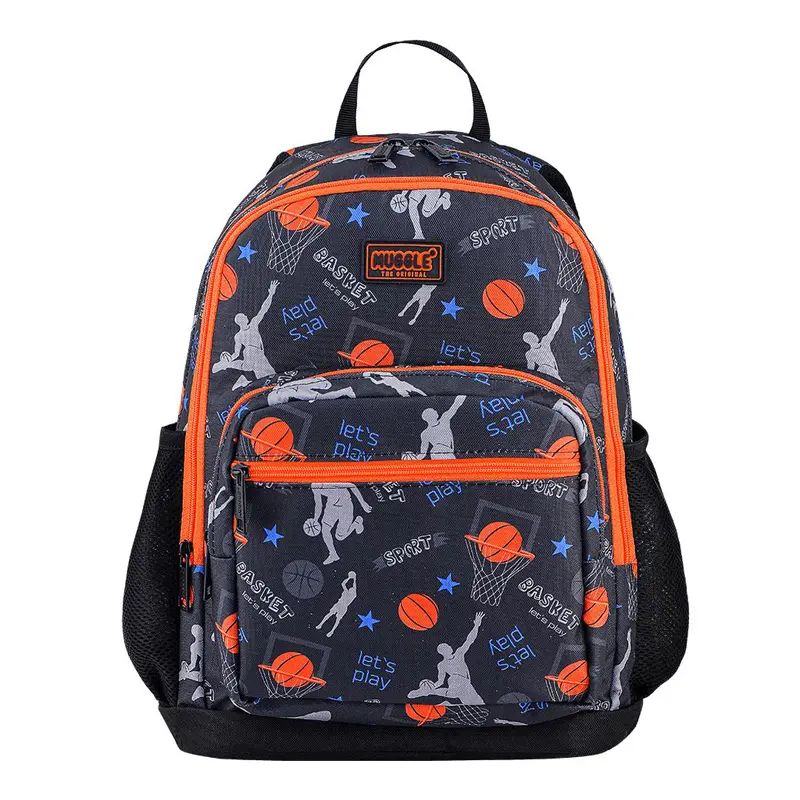 Muggle Mu-0440 Ot-Basket Siyah Okul Çantası