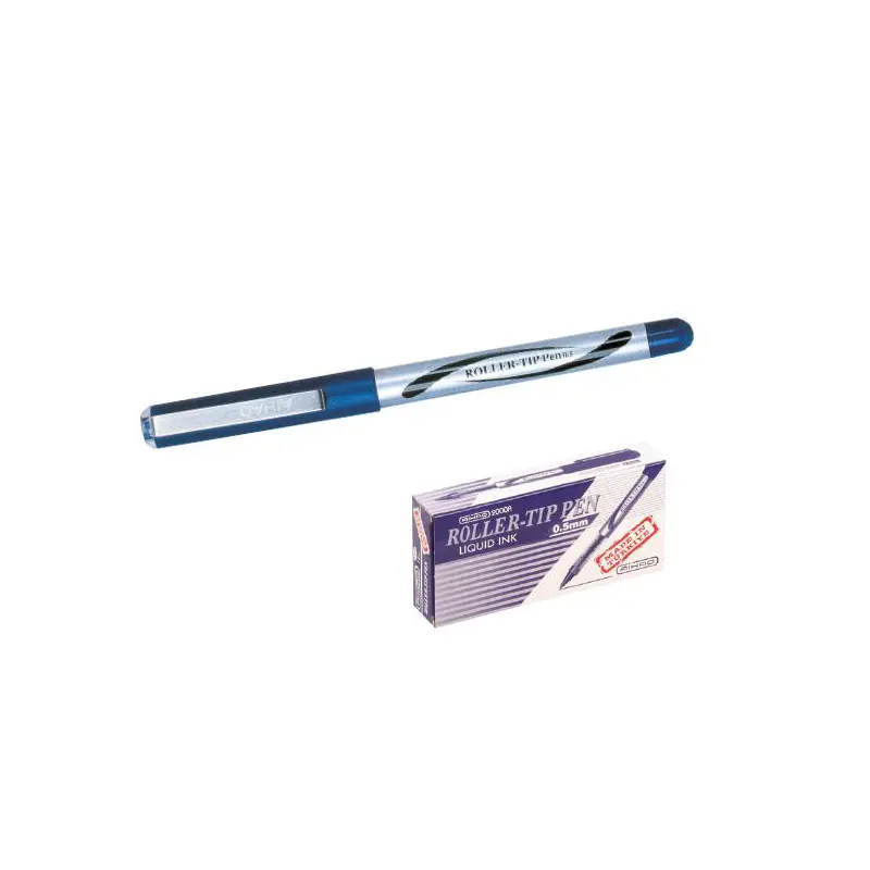 Aihao AH2000A Bilye Uç Roller Kalem 0.5mm Mavi 12 Li Kutu