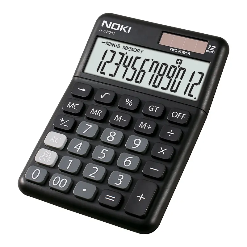 Noki H-CS001P Renkli Hesap Makinesi 12 Hane